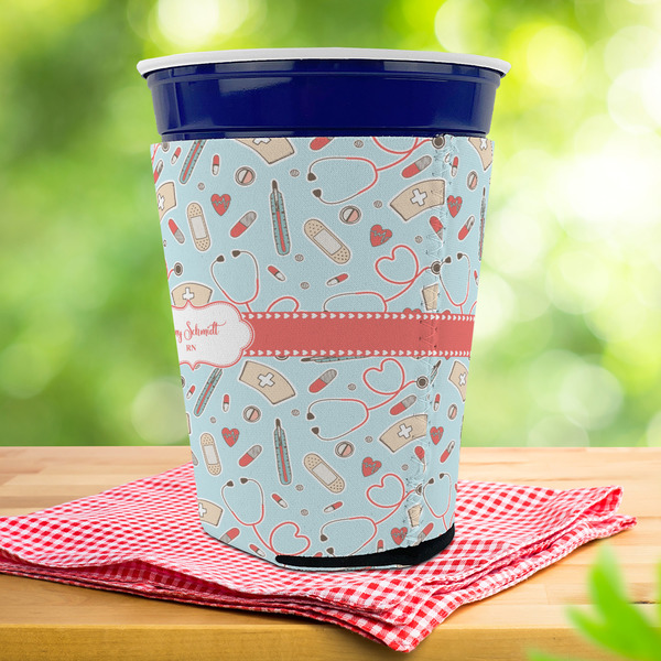 Nurse Party Cup Sleeves - with bottom - Lifestyle