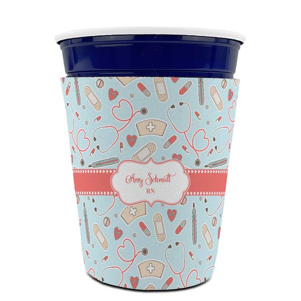 Nurse Party Cup Sleeves - without bottom - FRONT (on cup)