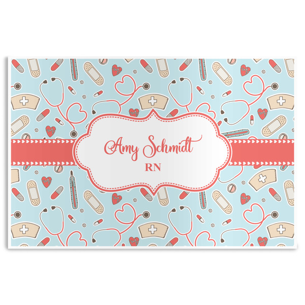Custom Nurse Disposable Paper Placemats (Personalized)