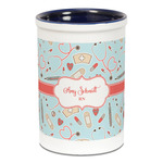 Nurse Ceramic Pencil Holders - Blue