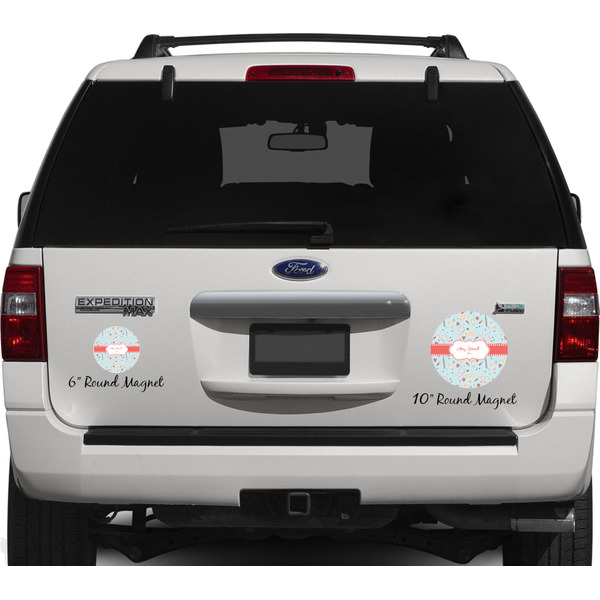 Nurse Personalized Car Magnets on Ford Explorer