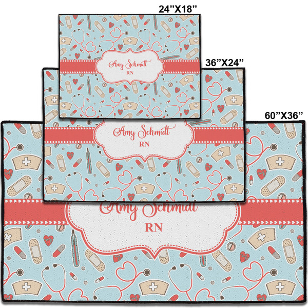 Nurse Personalized Door Mat - Group Parent IMF