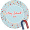 Nurse Round Fridge Magnet (Personalized)
