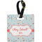 Nurse Plastic Luggage Tag - Square w/ Name or Text