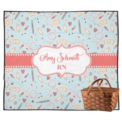 Nurse Outdoor Picnic Blanket (Personalized)