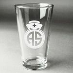 Nurse Pint Glass - Engraved (Single) (Personalized)