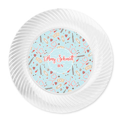 Nurse Plastic Party Dinner Plates - 10" (Personalized)