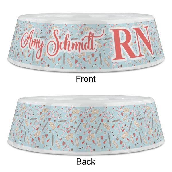 Nurse Plastic Pet Bowls - Large - APPROVAL