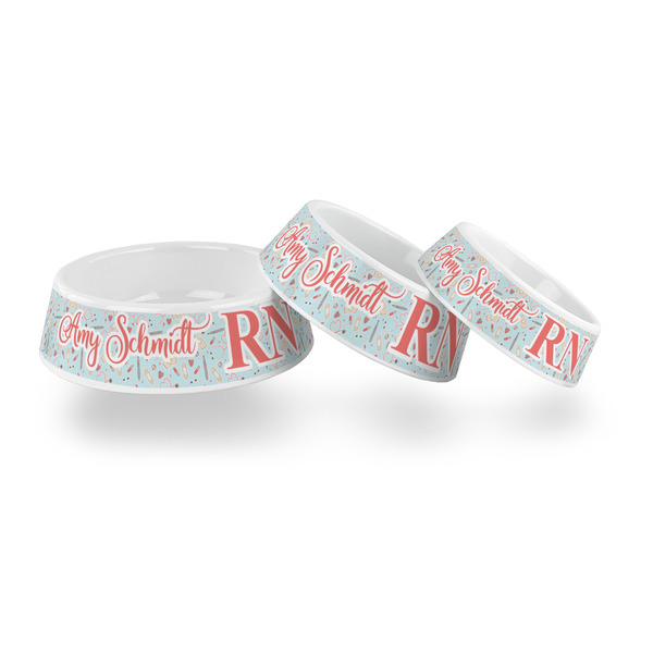 Nurse Plastic Pet Bowls - PARENT MAIN