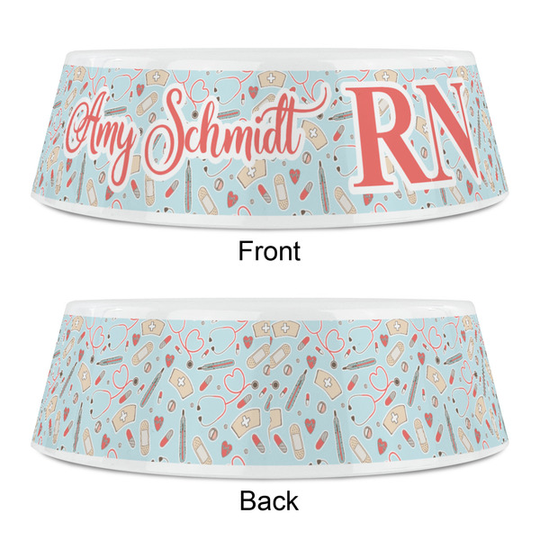 Nurse Plastic Pet Bowls - Small - APPROVAL