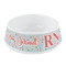 Nurse Plastic Dog Bowl - Small (Personalized)