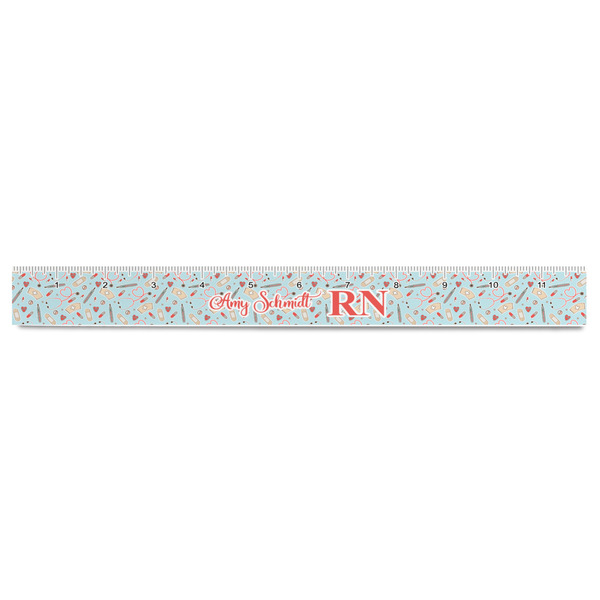 Nurse Plastic Ruler - 12" - FRONT