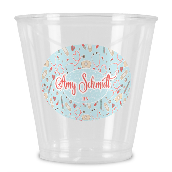 Custom Nurse Plastic Shot Glass (Personalized)
