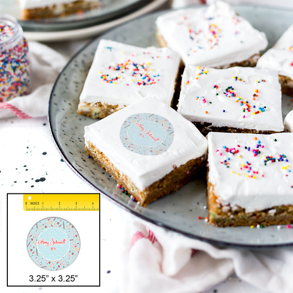 Nurse Printed Icing Circle - Large - In Context