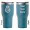 Nurse RTIC Tumbler - Dark Teal - Double Sided - Front & Back