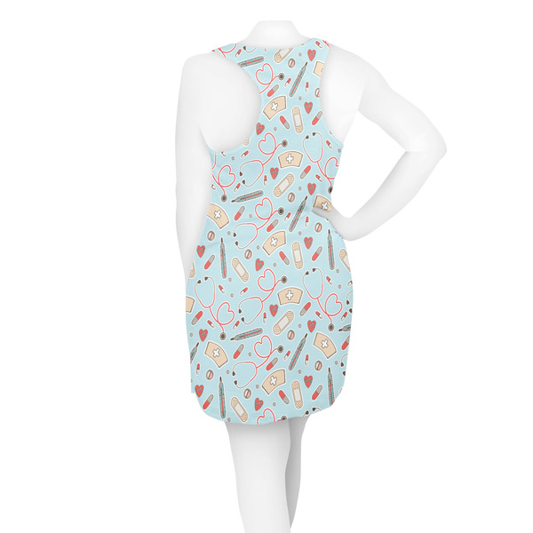 Nurse Racerback Dress - On Model - Back