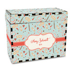 Nurse Wood Recipe Box - Full Color Print (Personalized)