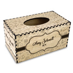 Nurse Wood Tissue Box Cover - Rectangle (Personalized)