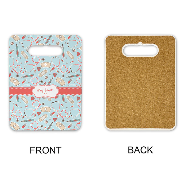 Nurse Rectangle Trivet with Handle - APPROVAL