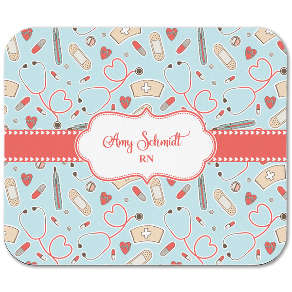 Nurse Rectangular Mouse Pad - APPROVAL