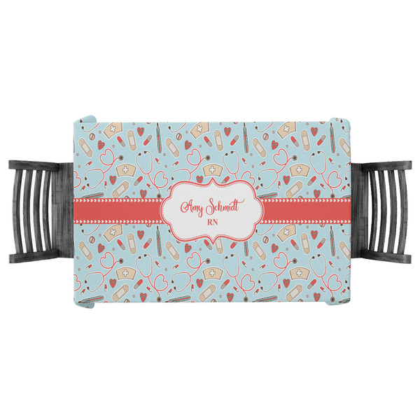 Custom Nurse Tablecloth - 58"x58" (Personalized)
