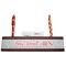 Nurse Red Mahogany Nameplates with Business Card Holder - Straight