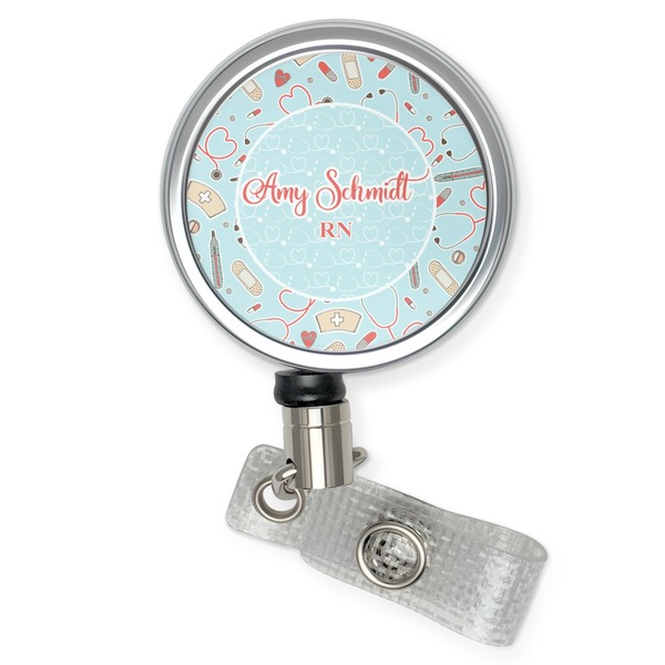 Custom Nurse Retractable Badge Reel (Personalized)