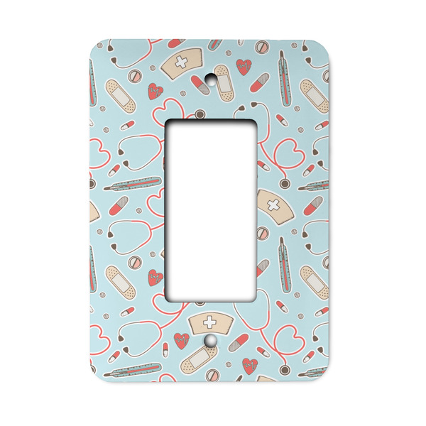 Custom Nurse Rocker Style Light Switch Cover - Single Switch