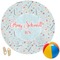 Nurse Round Beach Towel (Personalized)