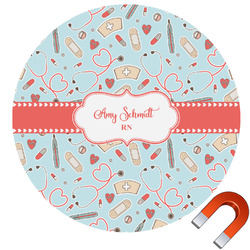 Nurse Car Magnet (Personalized)