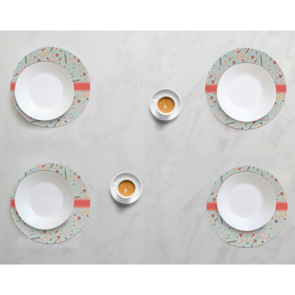 Nurse Round Linen Placemats - LIFESTYLE (set of 4)