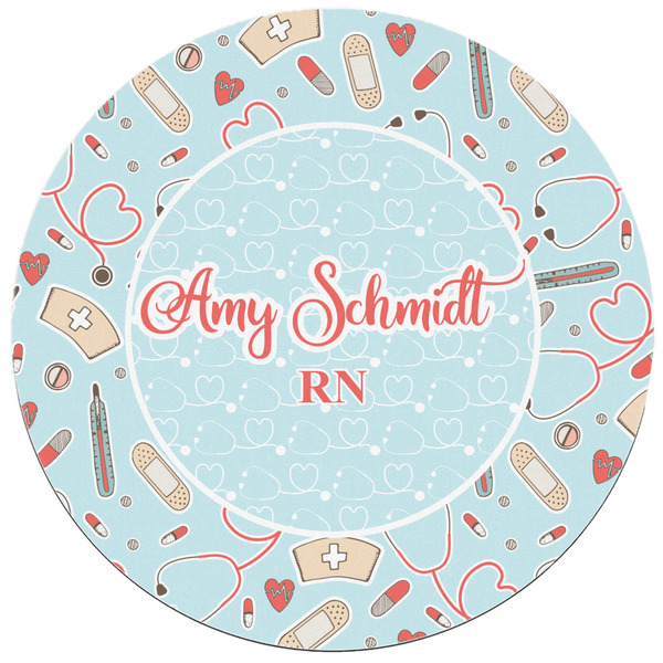 Nurse Round Mousepad - APPROVAL