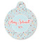 Nurse Round Pet ID Tag - Large (Personalized)