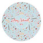 Nurse Round Stone Trivet (Personalized)
