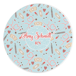 Nurse Round Stone Trivet (Personalized)