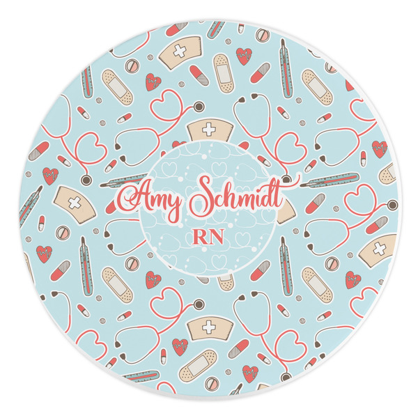 Custom Nurse Round Stone Trivet (Personalized)