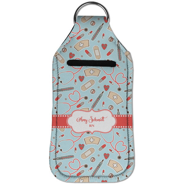 Nurse Sanitizer Holder Keychain - Large (Front)