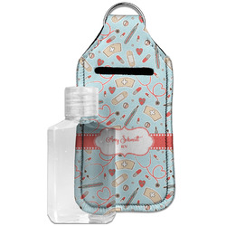 Nurse Hand Sanitizer & Keychain Holder - Large (Personalized)