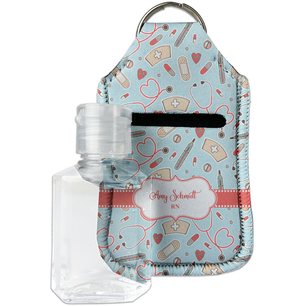 Custom Nurse Hand Sanitizer & Keychain Holder (Personalized)
