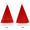 Nurse Santa Hats - Front and Back (Double Sided Print) APPROVAL