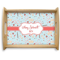Nurse Natural Wooden Tray - Large (Personalized)
