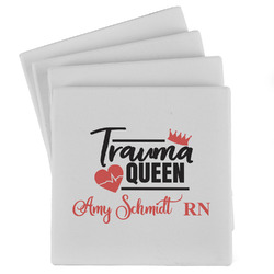 Nurse Absorbent Stone Coasters - Set of 4 (Personalized)