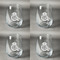Nurse Set of Four Personalized Stemless Wineglasses (Approval)