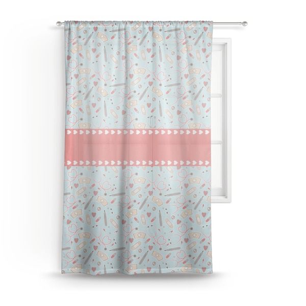 Custom Nurse Sheer Curtain