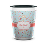 Nurse Ceramic Shot Glass - 1.5 oz - Two Tone - Set of 4 (Personalized)