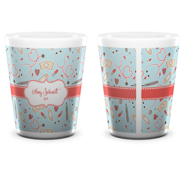 Nurse Shot Glass - White - APPROVAL