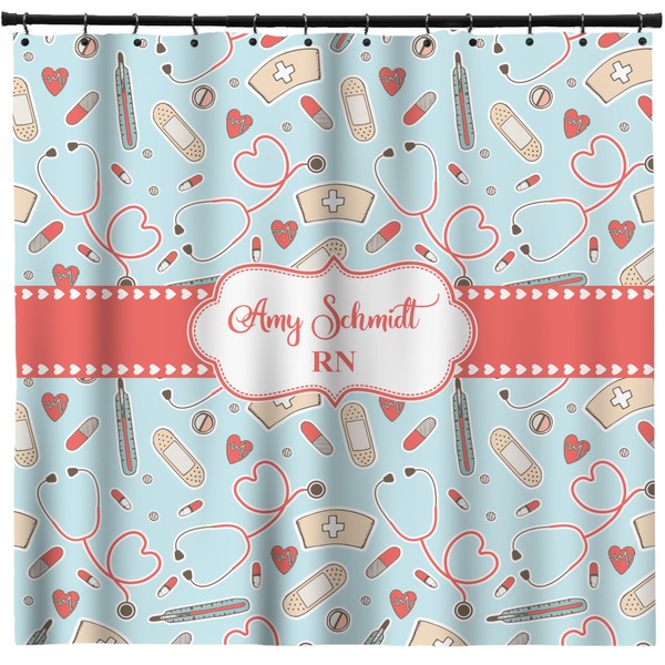 Custom Nurse Shower Curtain (Personalized)