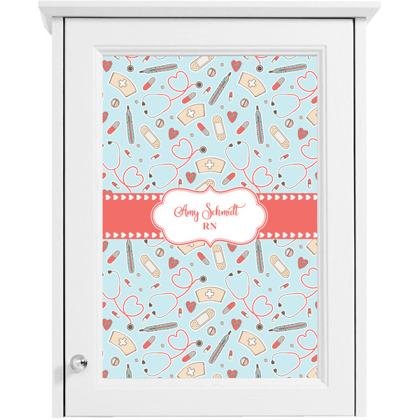 Nurse Single White Cabinet Decal