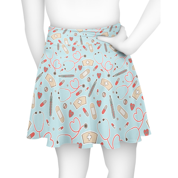 Nurse Skater Skirt - Back