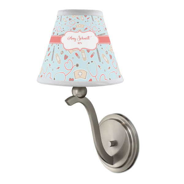 Nurse Small Chandelier Lamp - LIFESTYLE (on wall lamp)